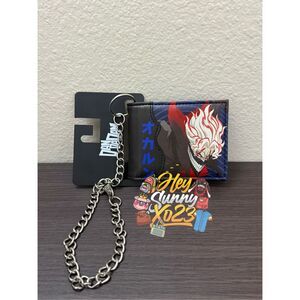Dandadan Characters Bifold Chain Wallet
